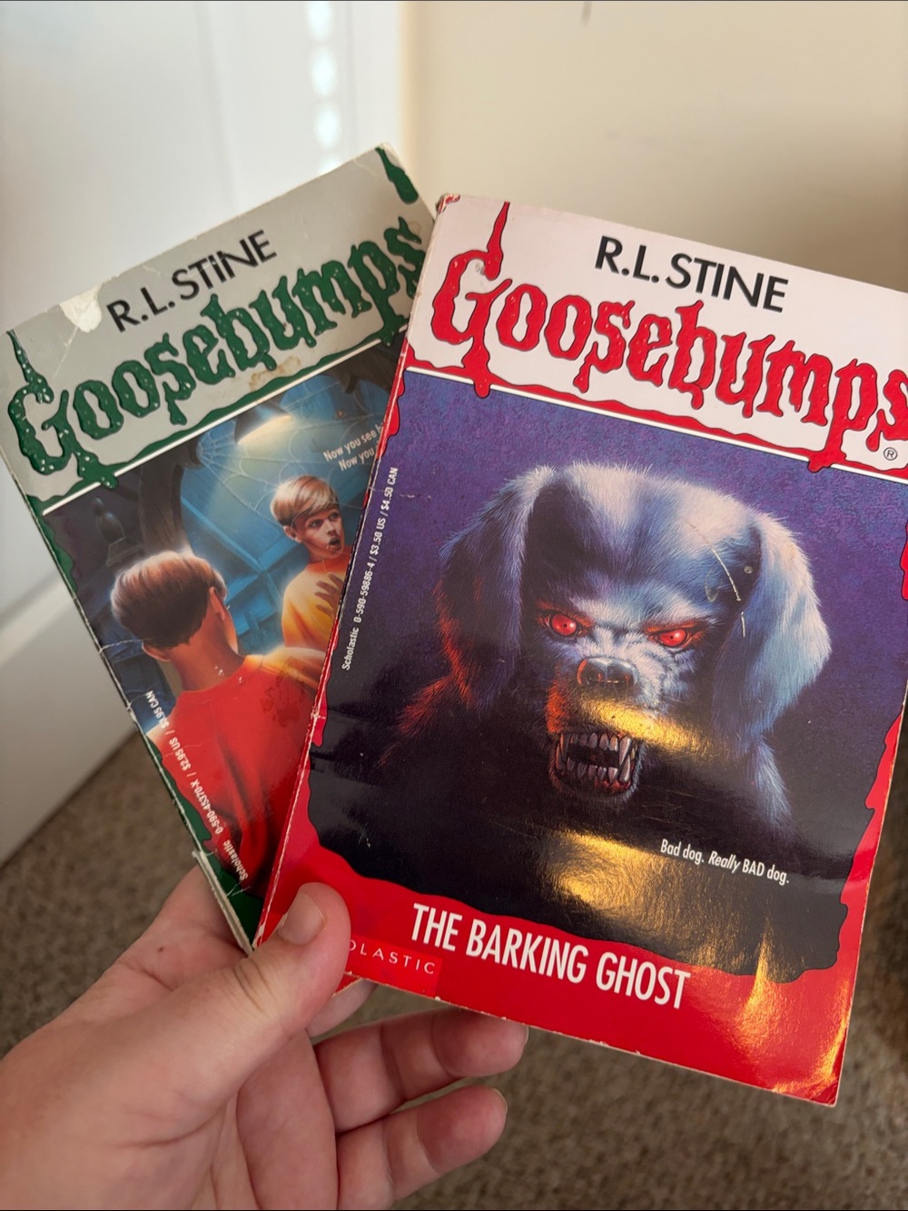 Goosebumps by R.L. Stine - The Barking Ghost and Let’s Get Invisible